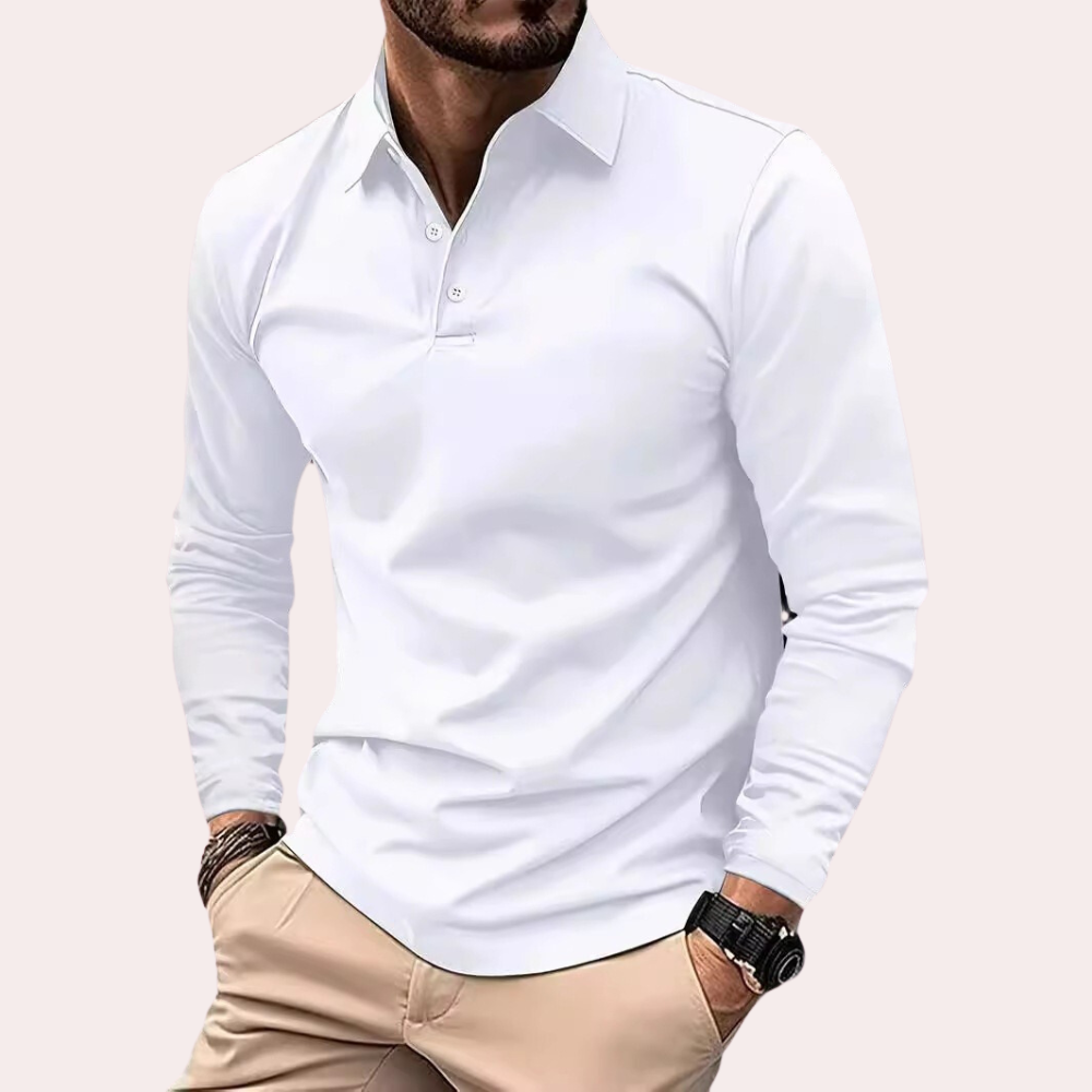 Thucy | Longsleeve polo shirt