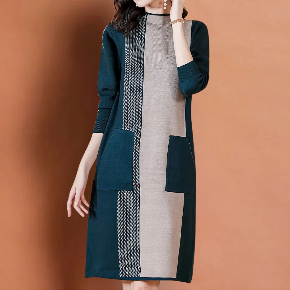 Ilona | Gebreide mini-jurk