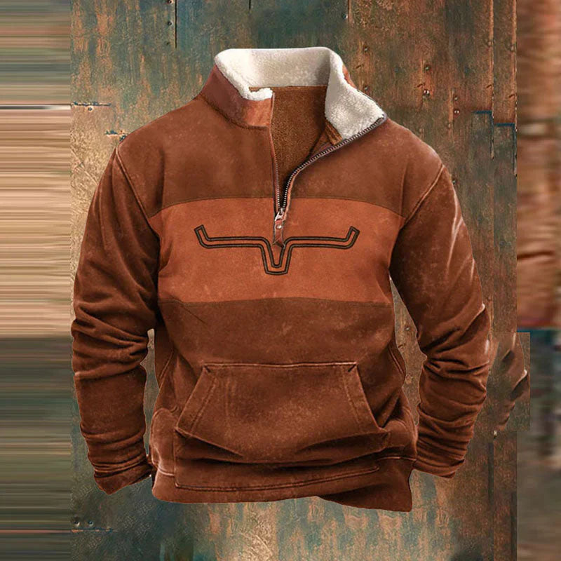 Sullivan - Western outdoor gevoerde fleecetrui