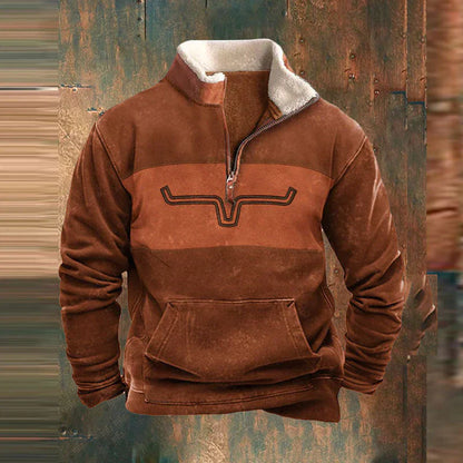 Sullivan - Western outdoor gevoerde fleecetrui