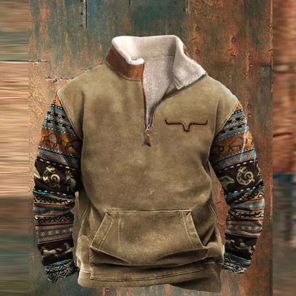 Sullivan - Western outdoor gevoerde fleecetrui