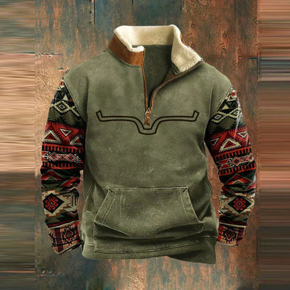 Sullivan - Western outdoor gevoerde fleecetrui