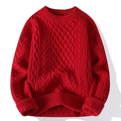 Casey - Cosy gebreide kabeltrui unisex