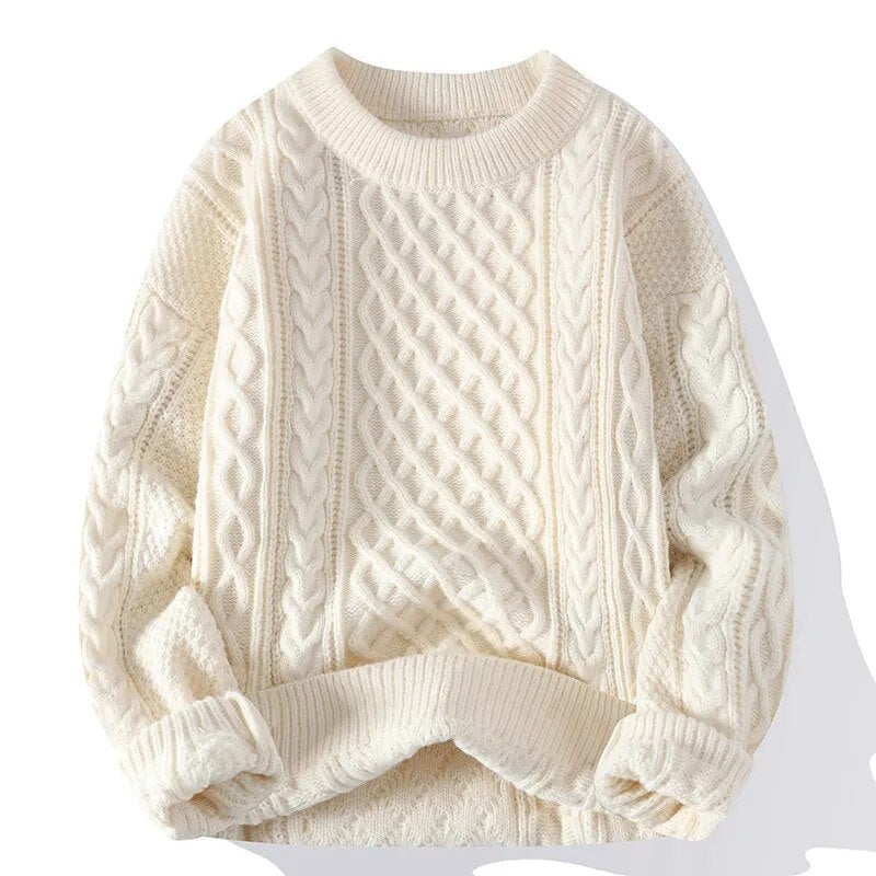 Casey - Cosy gebreide kabeltrui unisex
