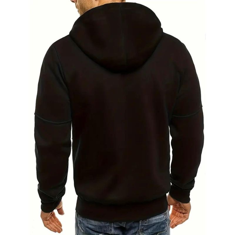 Pablo - Zip-up hoodie met verstelbare capuchon en ritszakken