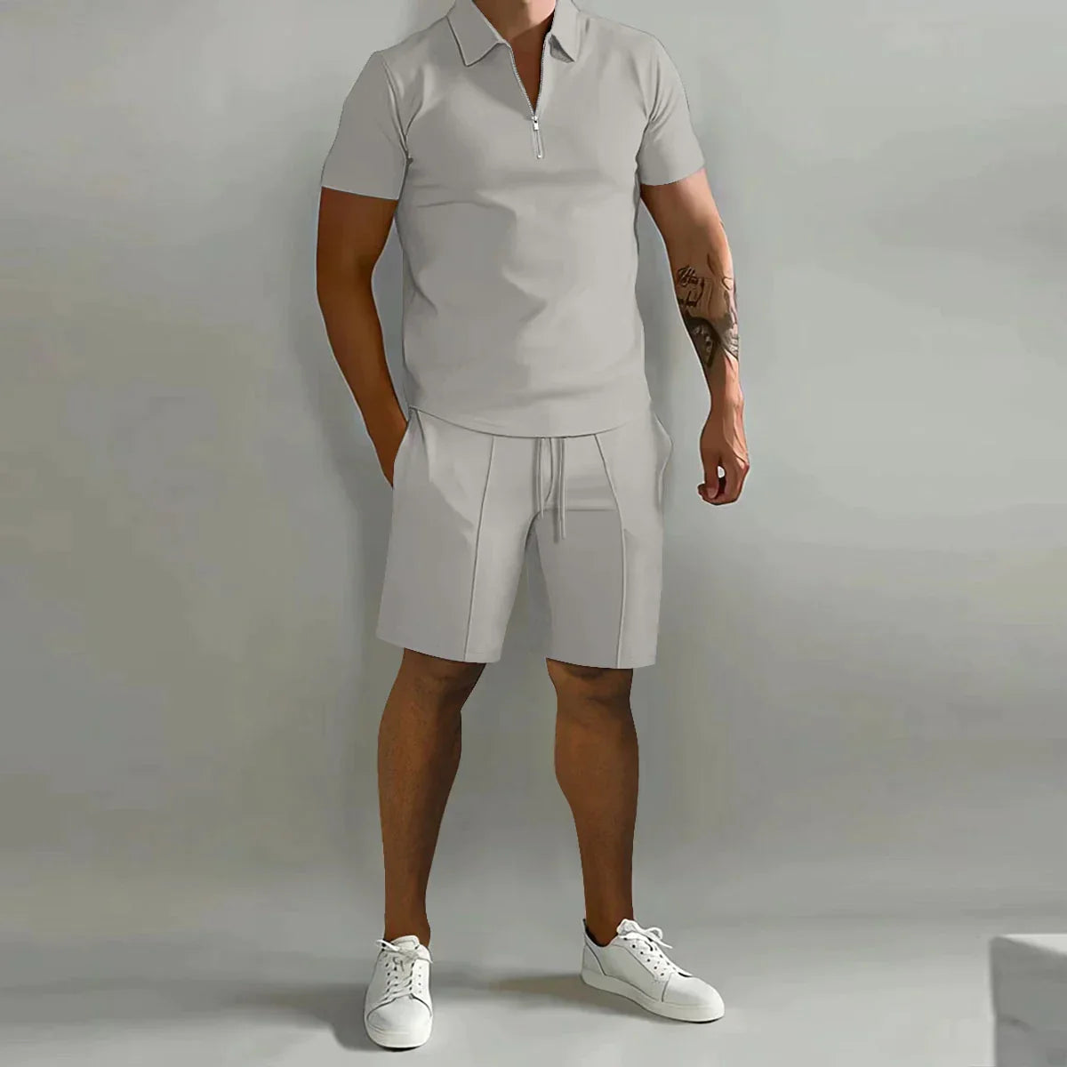 Job - Summer polo short set tweedelig mannen