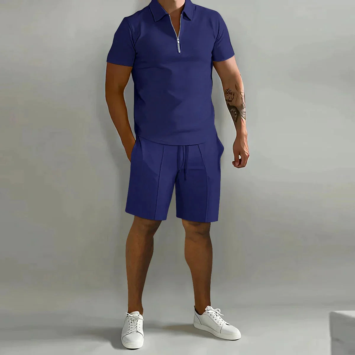 Job - Summer polo short set tweedelig mannen