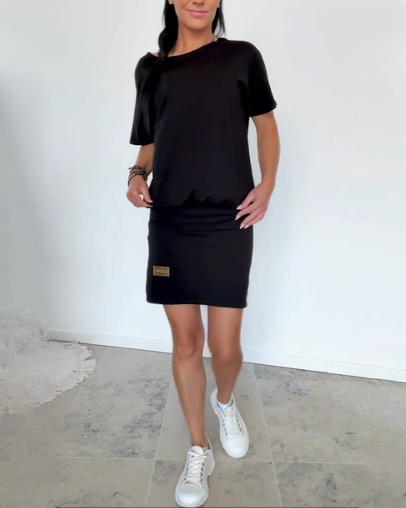 Katarzyna - Casual damesjurk met t-shirt look