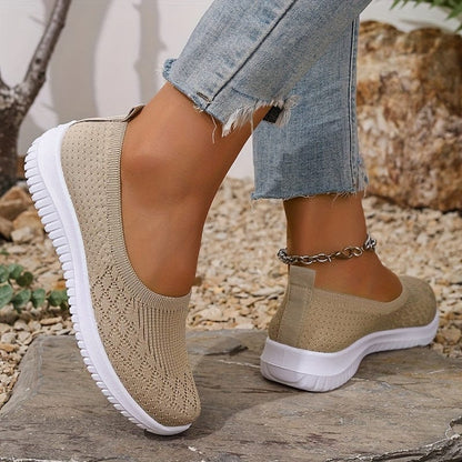 Agnieszka - Dames slip-on sneakers met flexibele zool
