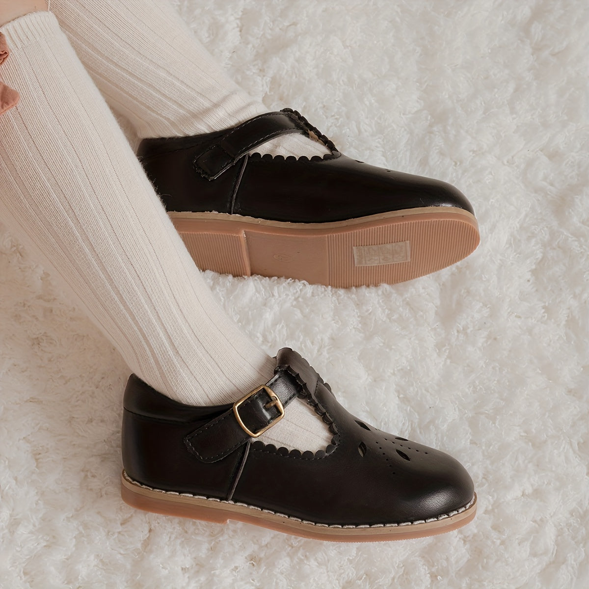 Meisjes platte schoenen vintage anti-slip casual schoenen - Lolli