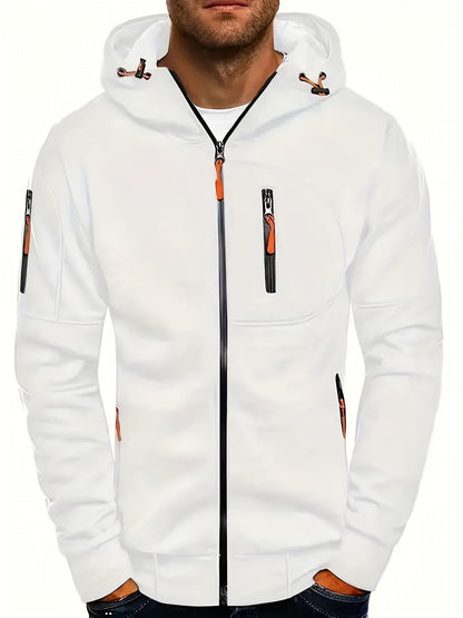 Pablo - Zip-up hoodie met verstelbare capuchon en ritszakken