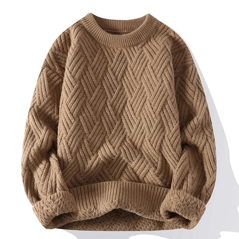 Casey - Cosy gebreide kabeltrui unisex