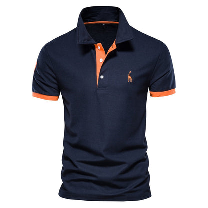 Conan - Slim-fit poloshirt met contrasterende details