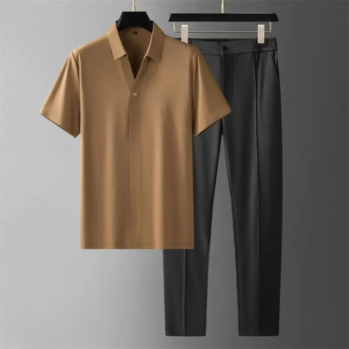 Luxe Set Voor Mannen - Grayson - Polo - Pantalon