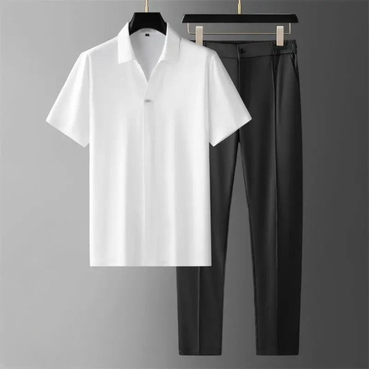 Luxe Set Voor Mannen - Grayson - Polo - Pantalon