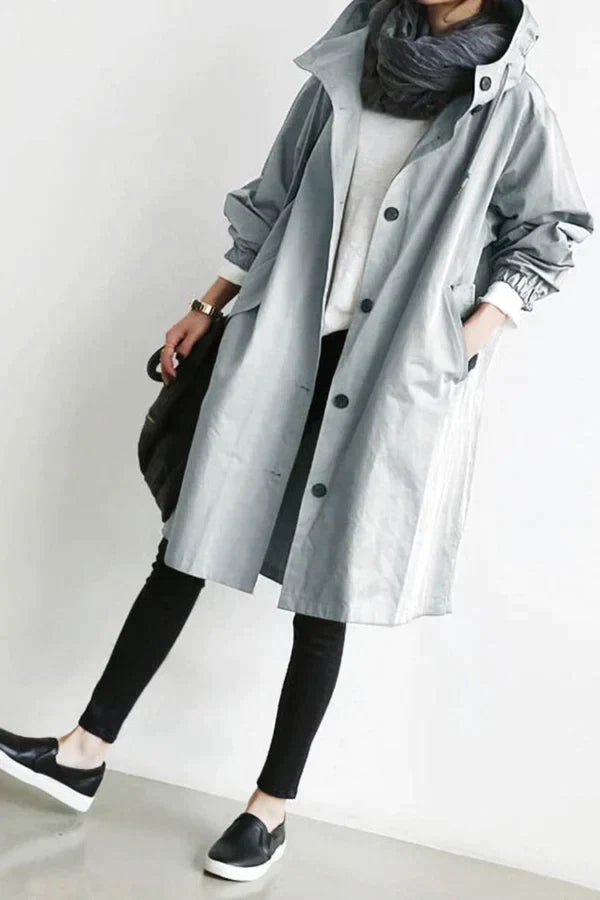 Trenchcoat waterdicht oversized halflang - Maris