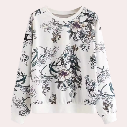 Flomena - Sweater met bloemenprint voor dames