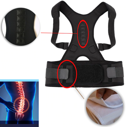 SpineAlign | Magneet therapie Rugcorrector | Reduceer nek- en rugklachten