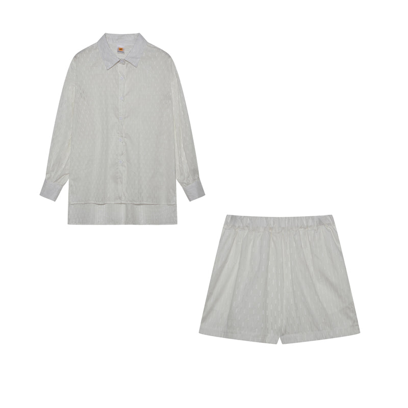 Camilla - Dames set met losvallende blouse en luchtige short