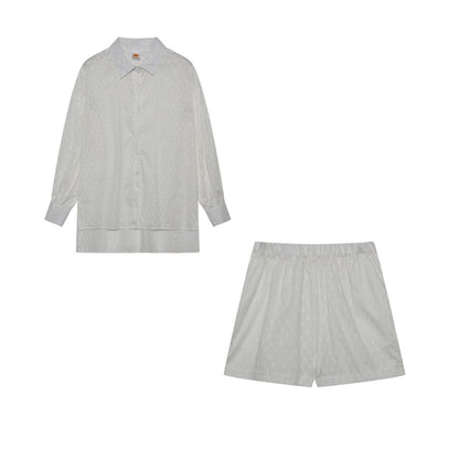 Camilla - Dames set met losvallende blouse en luchtige short