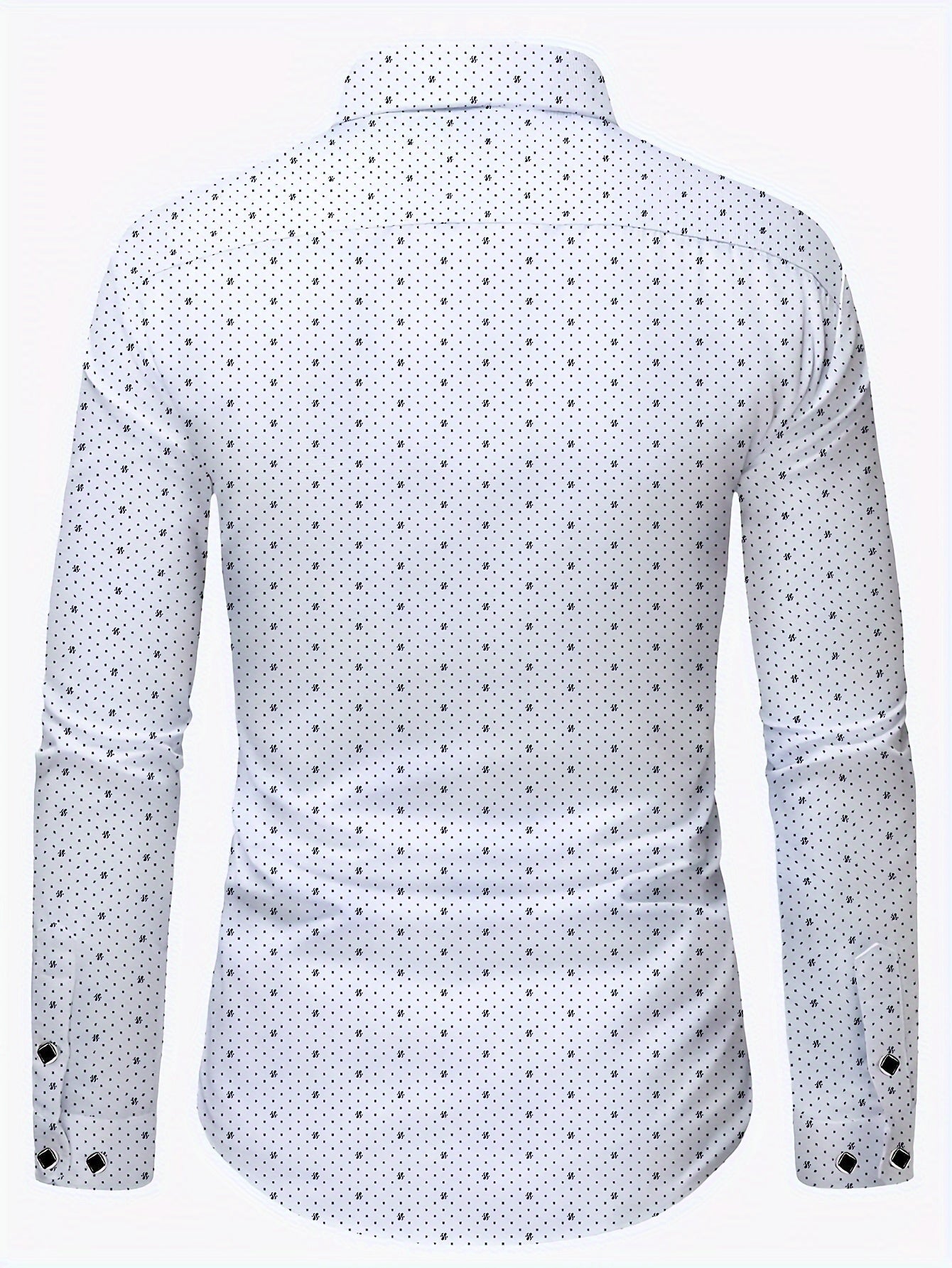 Ulrich - Heren slim fit overhemd met lange mouwen en microdessin
