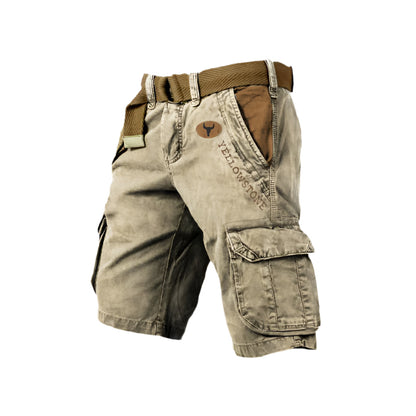 Jeroen – Cargo short met zakken voor heren