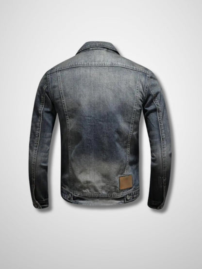 Lino - Heren retro denim jas
