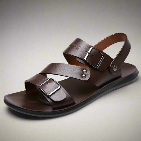 Snorri | Heren sandalen met dubbele gespsluiting