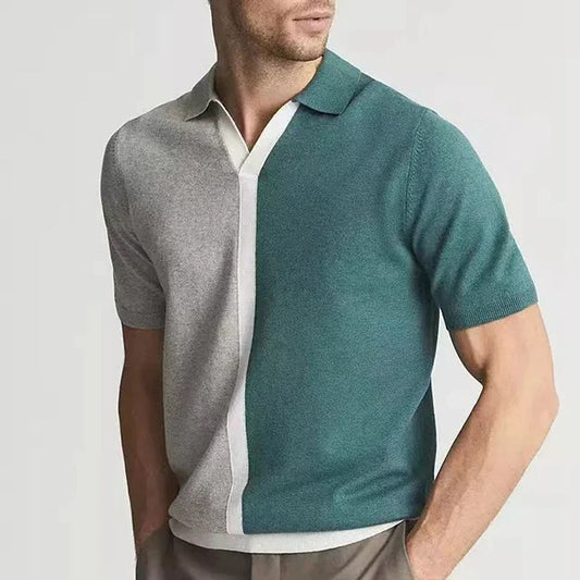 Isaiah | Casual gebreid poloshirt