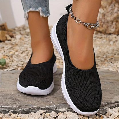 Agnieszka - Dames slip-on sneakers met flexibele zool