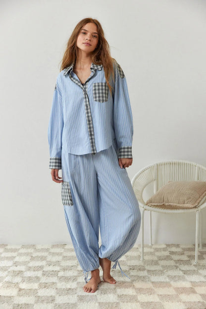 CosyCotton - Tweedelige pyjama set katoen zacht en stretchy