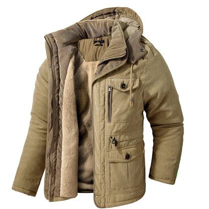 Kitai - Casual heren winterjas met capuchon