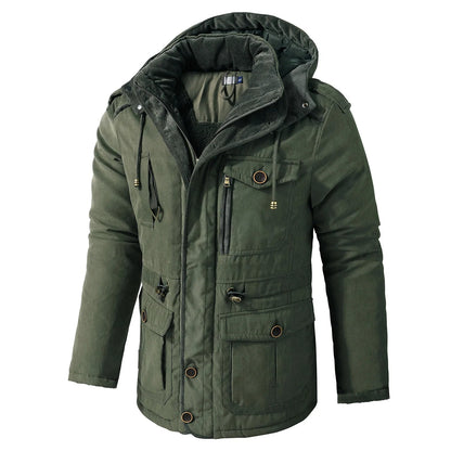 Kitai - Casual heren winterjas met capuchon