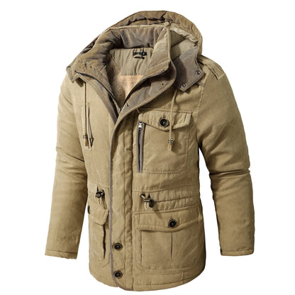 Kitai - Casual heren winterjas met capuchon