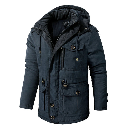 Kitai - Casual heren winterjas met capuchon