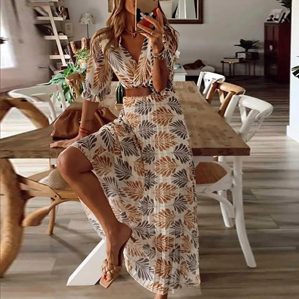Rita - Dames casual lange jurk