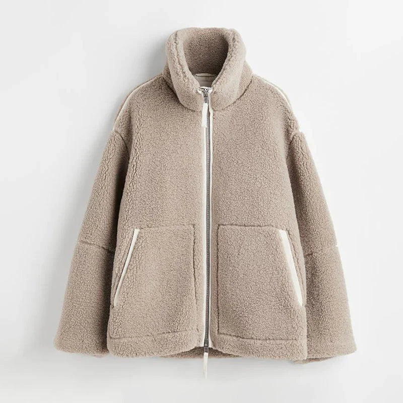 Oversized fleece winterjas - Josefa