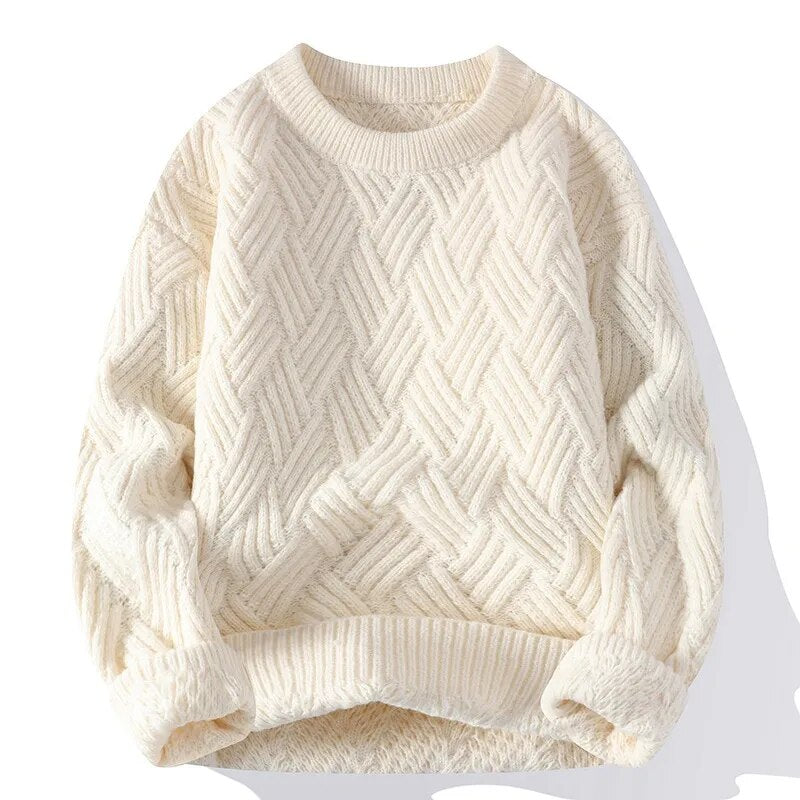 Casey - Cosy gebreide kabeltrui unisex