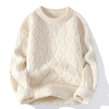 Casey - Cosy gebreide kabeltrui unisex