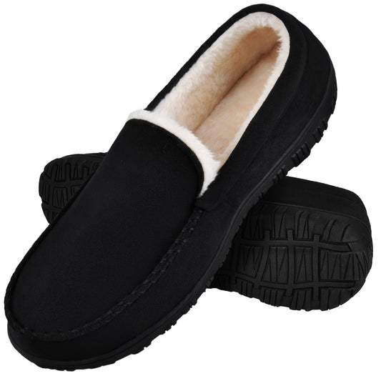 Eilidh - Vrouwen knusse slip-on loafers met imitatiebont voering