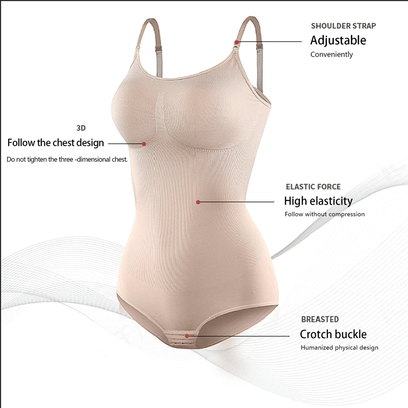 Bodyshaper shapewear corrigerende body naadloos - Ophelia