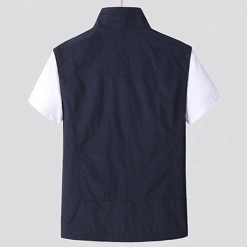 Thilo - Herenbodywarmer met ritssluiting en opstaande kraag