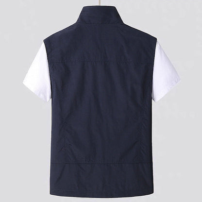 Thilo - Herenbodywarmer met ritssluiting en opstaande kraag