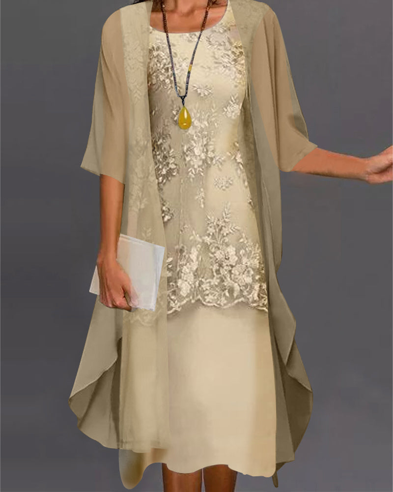 Samara | Elegante chiffon jurk