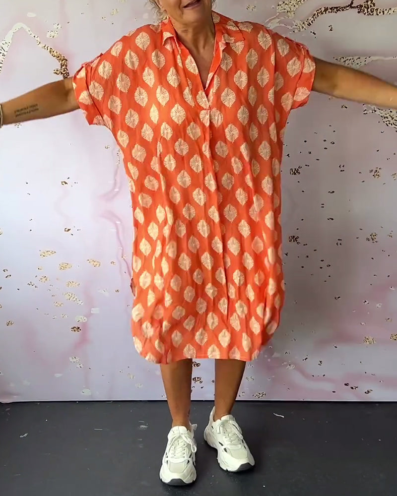 Paula - Zomerjurk met kraag en luchtige pasvorm voor dames