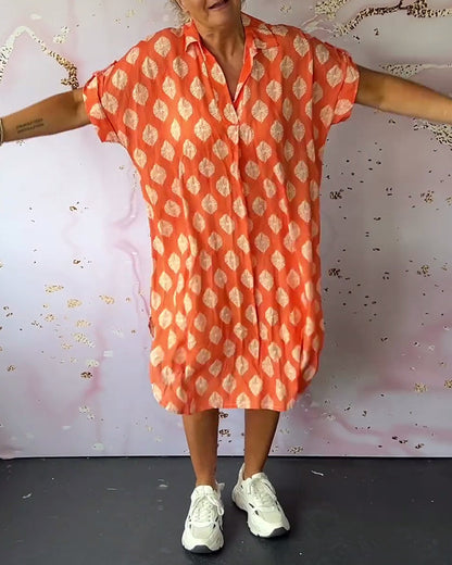 Paula - Zomerjurk met kraag en luchtige pasvorm voor dames