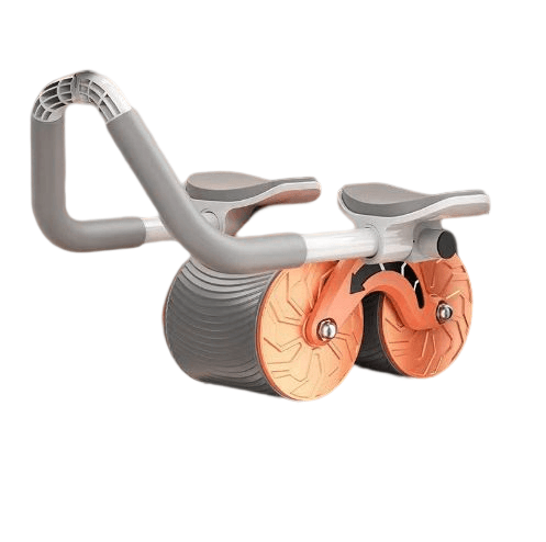 Ab roller met dubbele wielen en armsteunen