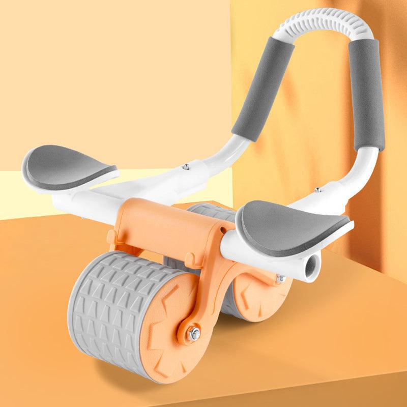 Ab roller met dubbele wielen en armsteunen