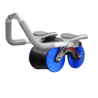 Ab roller met dubbele wielen en armsteunen
