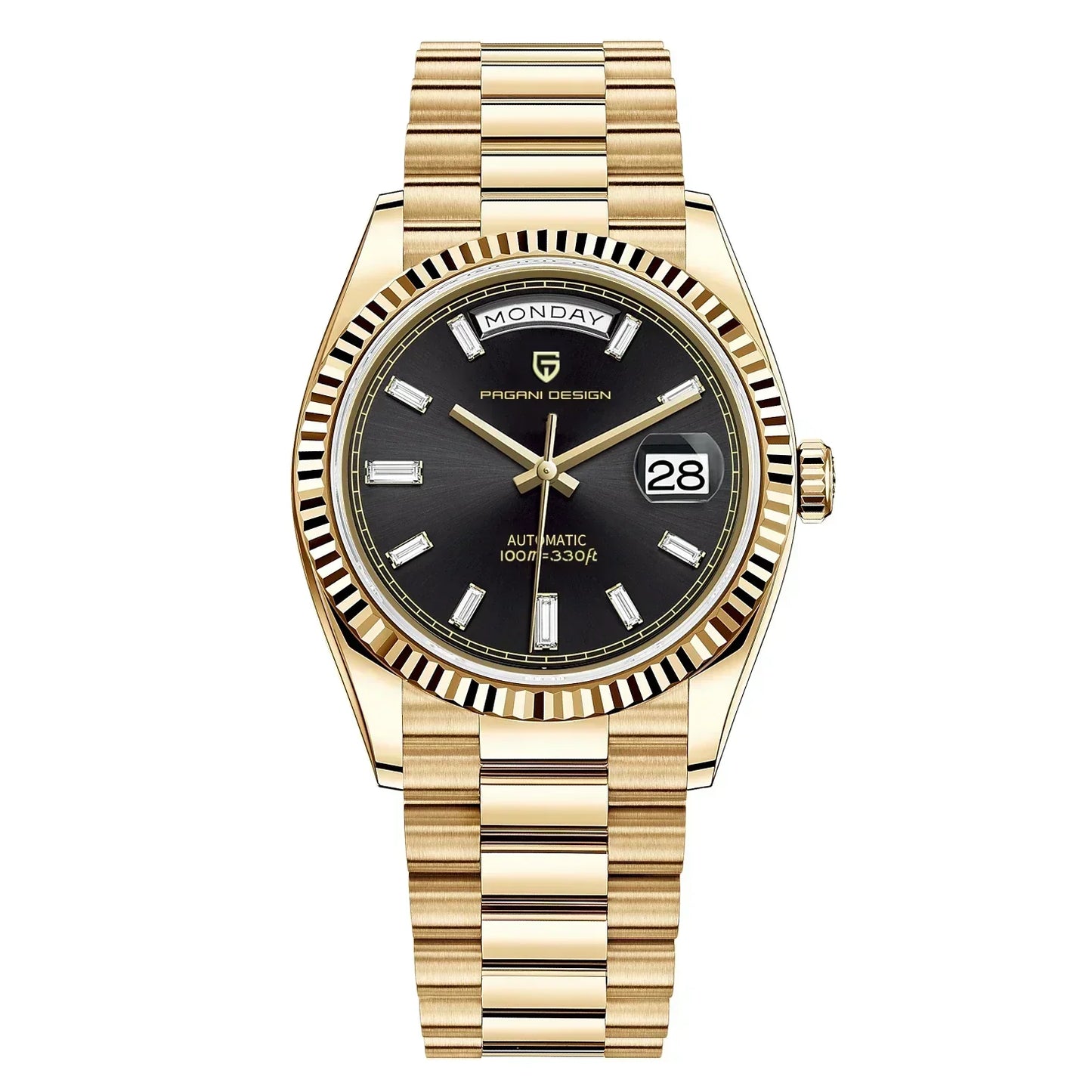 Automatisch herenhorloge van roestvrij staal